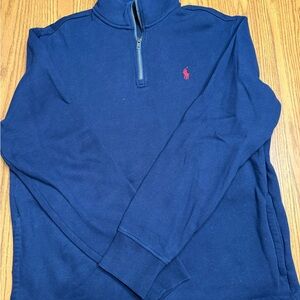 Polo by Ralph Lauren Men's Blue Zip-Up Sweater
